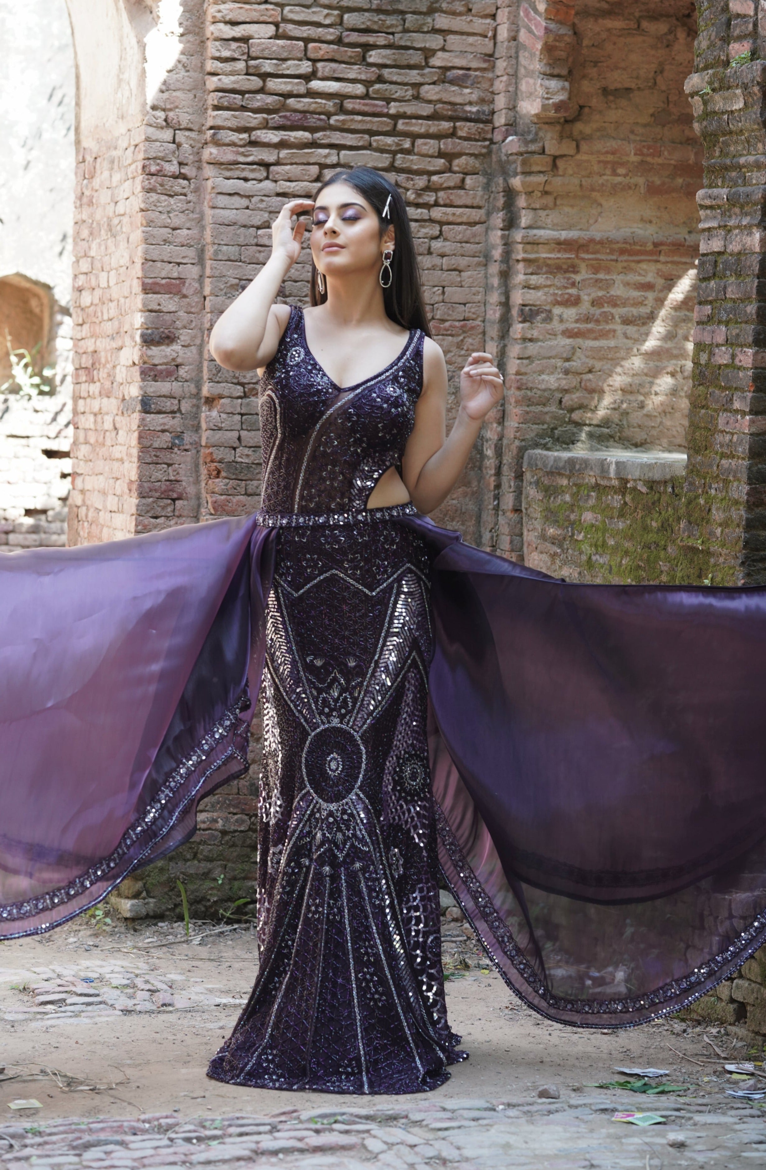 Fusion Wear Evening Gown | Aliyana – Aliyana Designer Wear